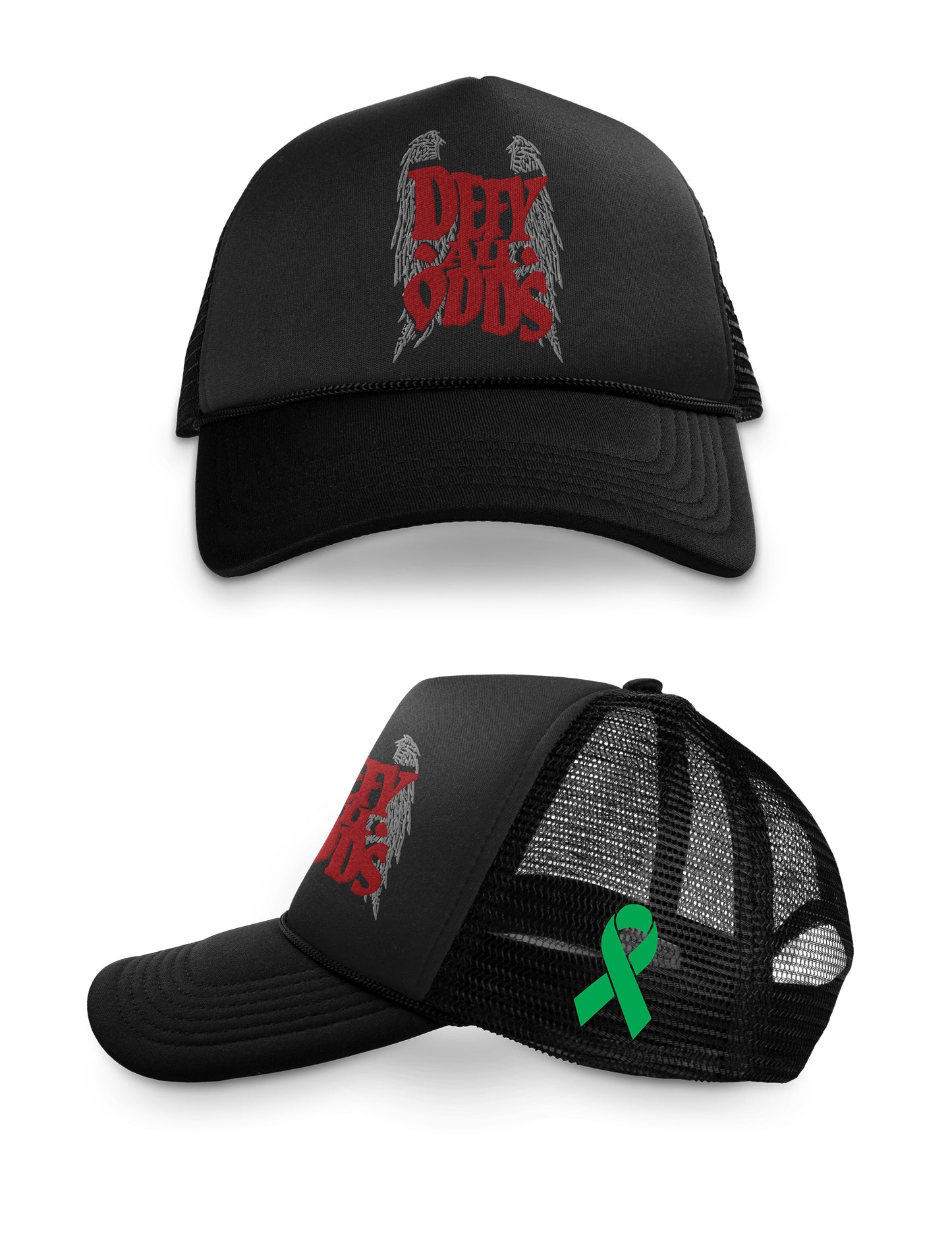 Chris Archila's Defy All Odds Embroidered Trucker Hat - Pound for Pound Brand