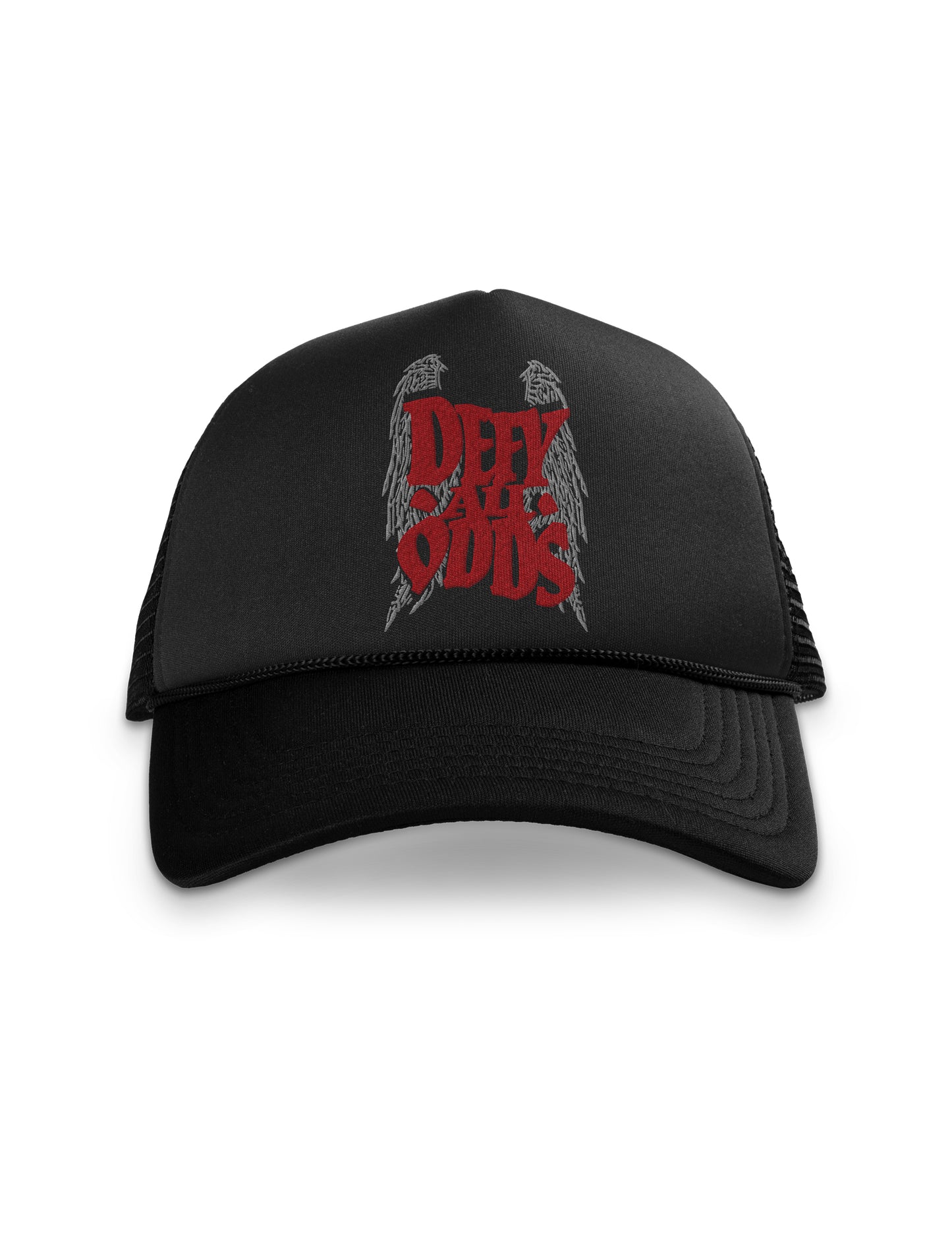 Chris Archila's Defy All Odds Embroidered Trucker Hat - Pound for Pound Brand